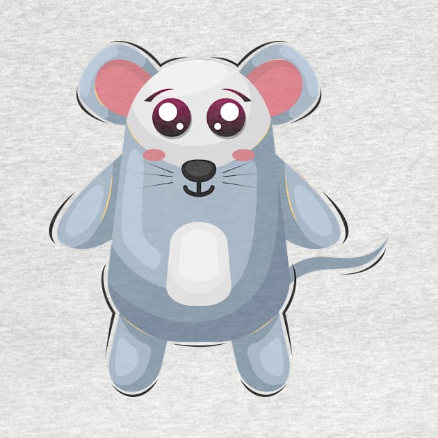 Cute Mouse Cartoon by KLE!